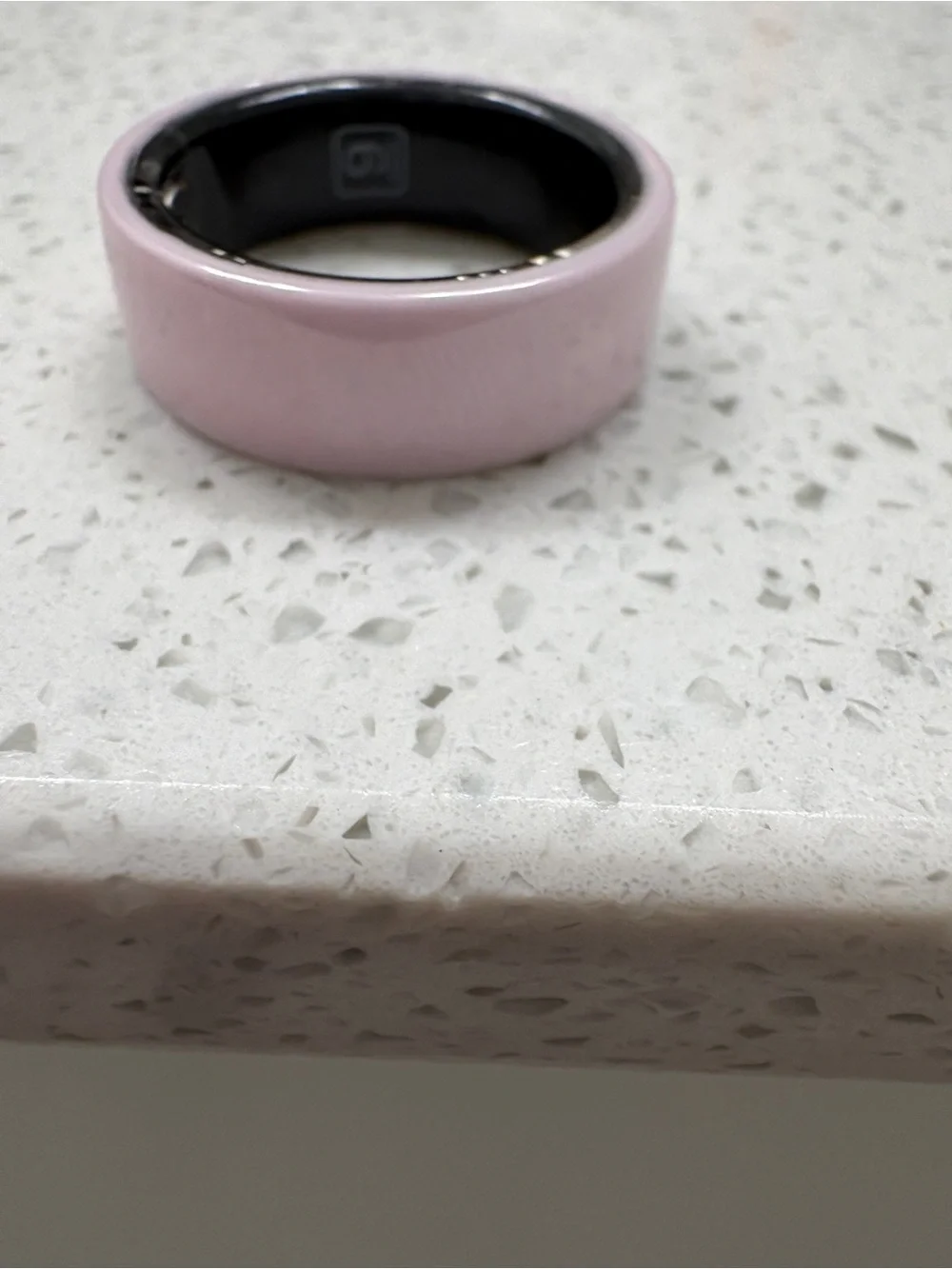 Halo Fitness Ring in Light Pink with Charging Case